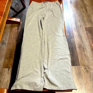 Brand: SHEIN, size: small/4, color: gray, type, flare leg sweatpants